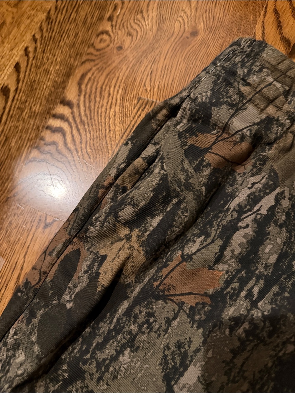 Abercrombie & Fitch tree camo wide leg sweatpants large - Picture 9 of 16